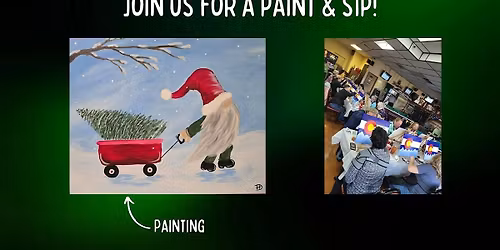 Paint & Sip - Gnome for the Holidays - at Hero's Pizzeria!