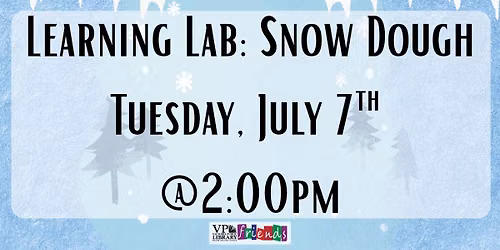 Learning Lab: Snow Dough
