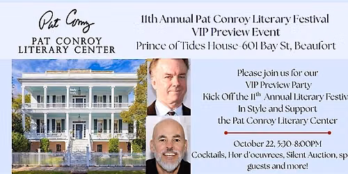 Literary Festival VIP Preview Event