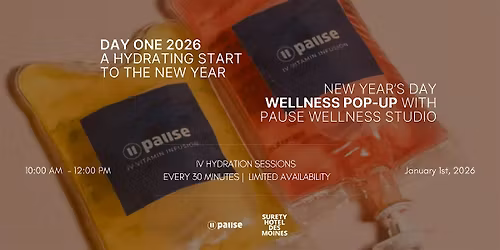 Surety Hotel x Pause Studio: A New Year\u2019s Day Wellness Pop-Up
