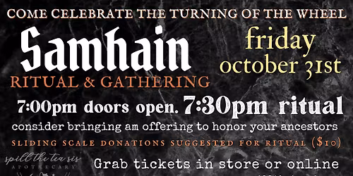 Samhain-  Ritual &  Gathering