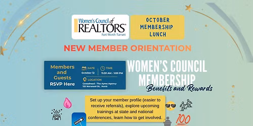 October Member Lunch - RSVP here