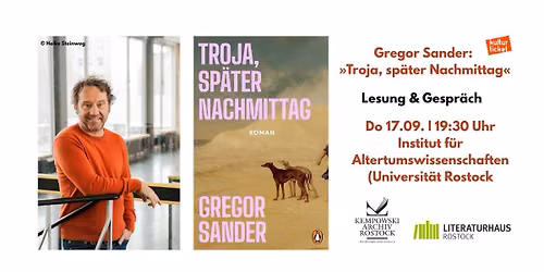 Gregor Sander: \u00bbTroja, sp\u00e4ter Nachmittag\u00ab