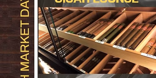 The Library Cigar Lounge Market Day