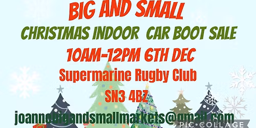 Christmas Indoor Car Boot Sale
