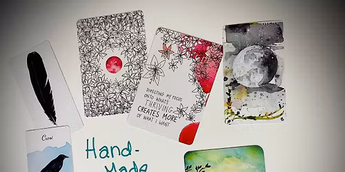 Heal While Creating: #1-Hand Create Oracle Cards & Inspiration Cards
