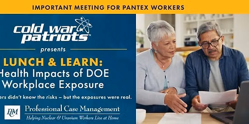 Lunch & Learn: Health Impacts of DOE Workplace Exposure