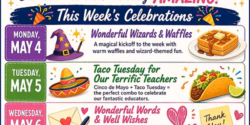 Teacher Appreciation Week !