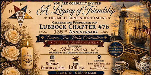 125th OES Boston Tea Party