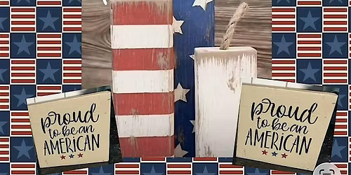 Wood Firecracker blocks & Mini sign Workshop