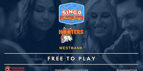 Weekly SINGO Music Bingo Nights at Hooters - Westbank