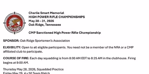 Charlie Smart Regional Across the Course High Power Match