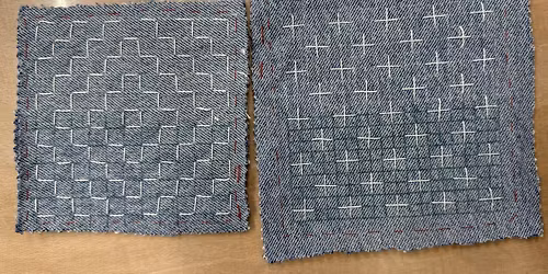 Sashiko-Style Stitching Upcycling Workshop