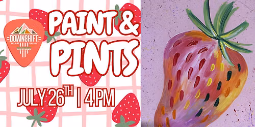 Paint and Pints at Downshift Brewing Company - Riverside