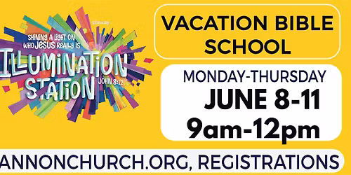 Daytime Vacation Bible School at Cannon UMC