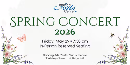 Spring Concert 2026 | In-Person | Friday, May 29 - 7:30 p.m.
