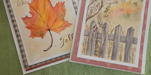 October 24th Morning Watercolor Workshop & Cream Tea FULL