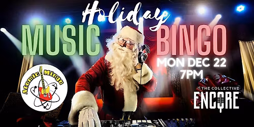 Holiday Music Bingo Night with Atomic Mingo