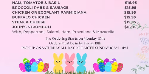 Easter Specials