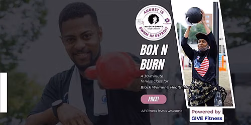 Black Women\u2019s Health Month Box N Burn