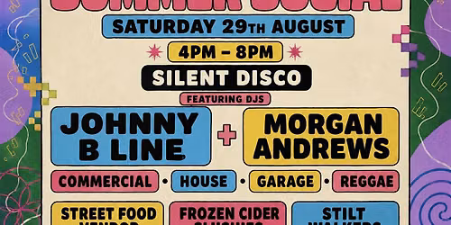 Adults Summer Silent Disco!