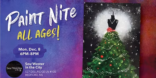 ALL AGES Paint Nite - Christmas Couture