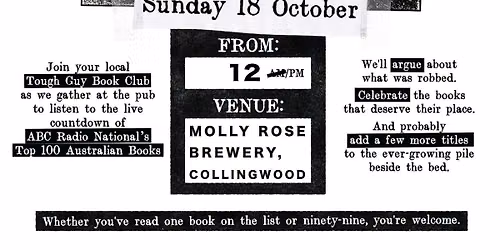 TGBC Melbourne - ABC RN Top 100 Aussie Books - Listening Party