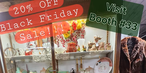 20% OFF Black Friday Sale at BOOTH #33