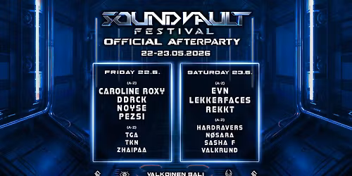 SoundVault Festival 2026 OFFICIAL AFTERPARTY