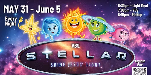 Vacation Bible School "Stellar - Shine Jesus Light"