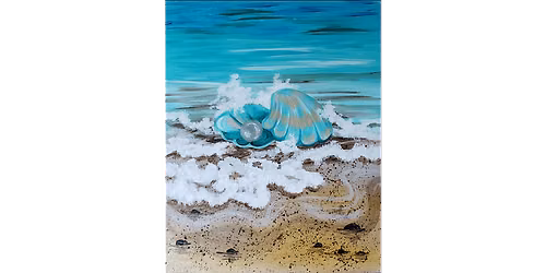 Beach Treasure: Pearl - Paint and Sip in Houston | Classpop!\u2122