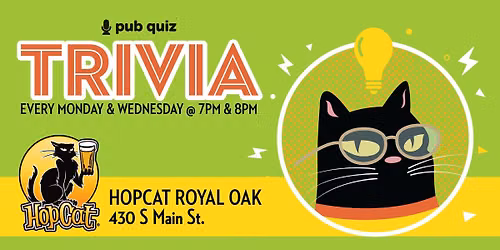 Live Trivia at HopCat Royal Oak