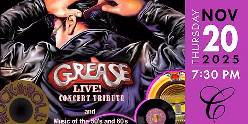 Tribute to GREASE and the Music of the 50s and 60s