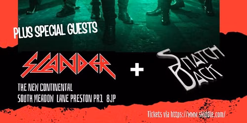 TYGERS OF PAN TANG + Slander & Snatch-Back - The Continental, Preston 