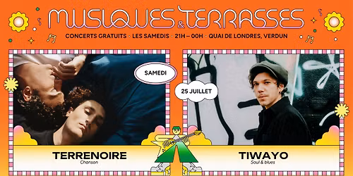 Terrenoire + Tiwayo \u00b7 Festival Musiques et Terrasses \u00b7 Verdun