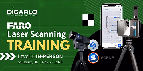 FARO 3D Laser Scanning: Level 1 Training (2-days) - IN PERSON [May 2026]