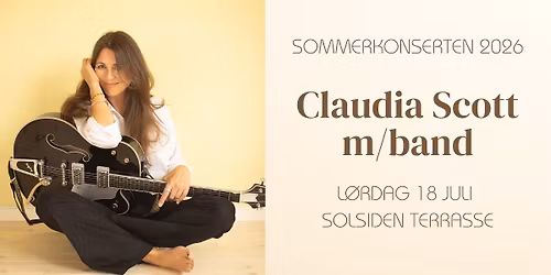 Claudia Scott m\/band - Sommerkonserten 2026