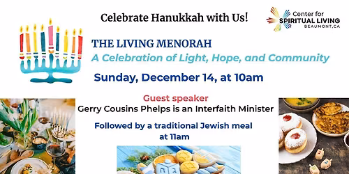 Celebrate Hanukkah with Us! The Living Menorah Ceremony