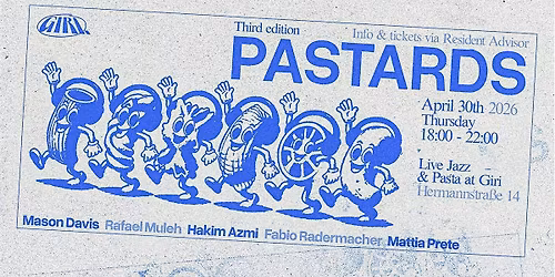 PASTARDS third edition - Live Jazz & Pasta at Giri