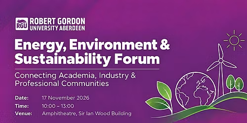 Energy, Environment, & Sustainability Forum