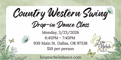 Country Western Swing Drop-in Dance Class
