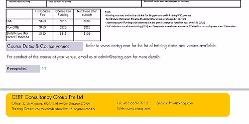 WSQ Implement Incident Management Processes (PI-PRO-325E-1)Run 423