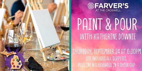 Paint & Pour with Katherine Downie