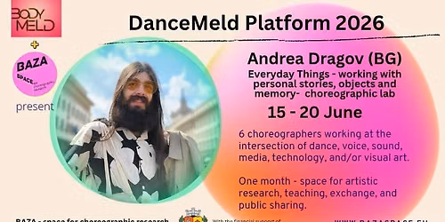 DanceMeld 2026 - Choreographic LAB Andrea Dragov - Everyday Things