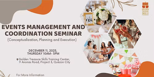 Events Management and Coordination Seminar