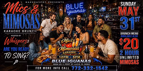 Mics & Mimosas Karaoke Brunch May 31st