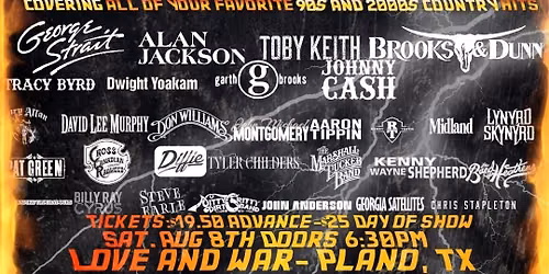 Honky Tonk Time Machine | Ty Ellis & The Flatliners w\/ Kyler Smith & The Sunday Sinners at Love and War in Texas - Plano