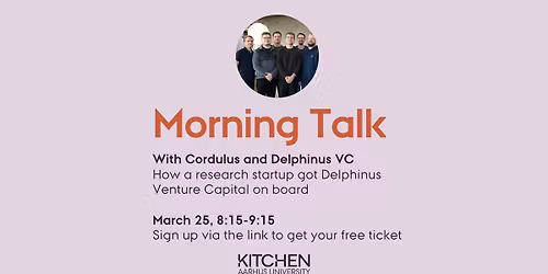 Morning Talk: How a research startup got Delphinus Venture Capital on board