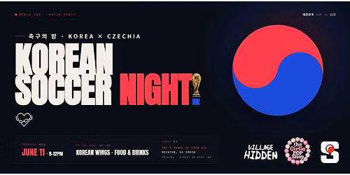 Korean Soccer Night! \ucd95\uad6c\uc758 \ubc24 \u2014 Korea vs Czechia | World Cup Watch Party