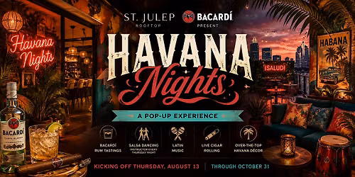 Havana Nights A Rooftop Pop-Up Experience